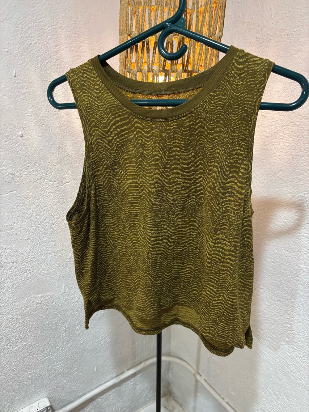 Women’s Olive Green Sleeveless Knit Tank Top
